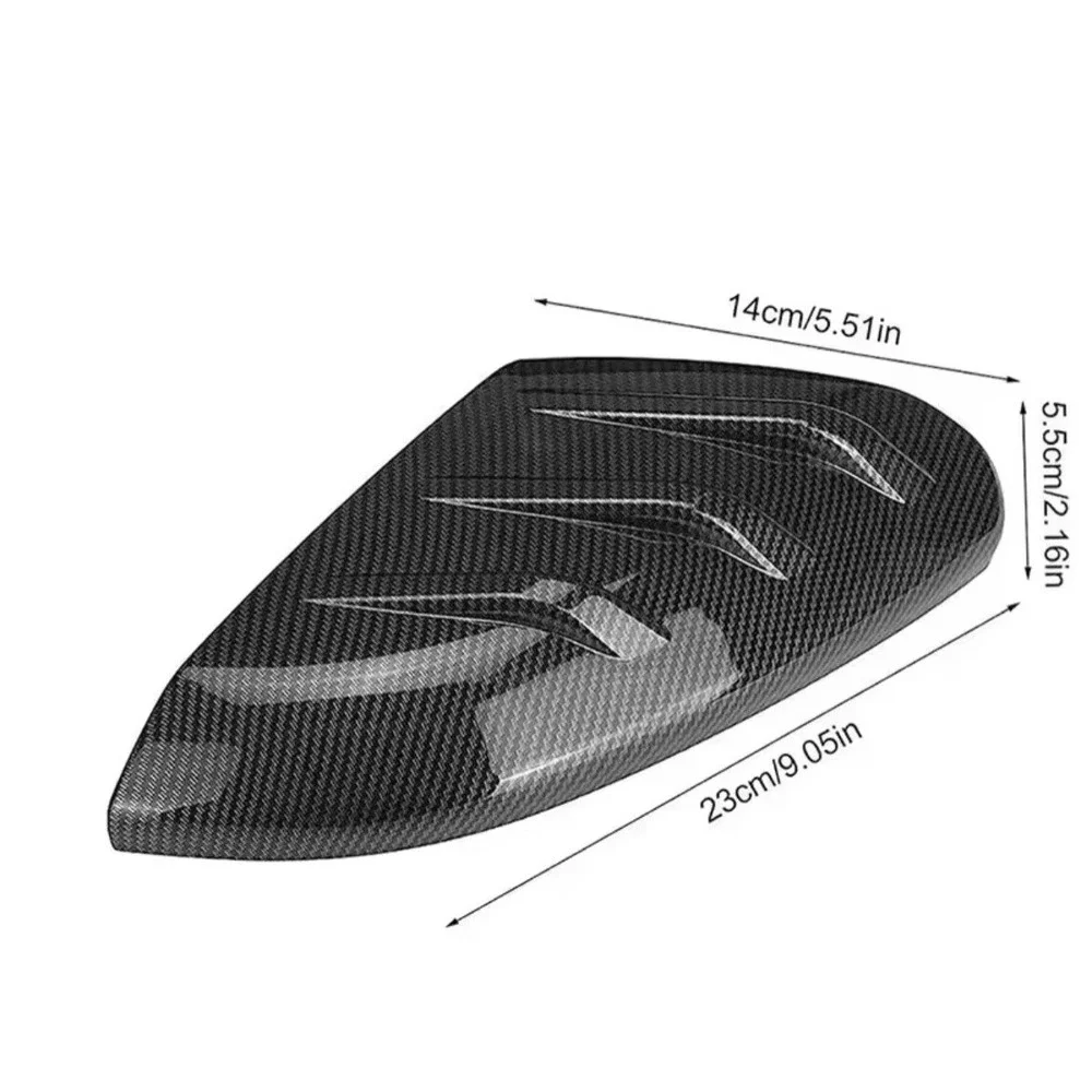 CARBON FIBER SIDE MIRROR COVER CAPS FOR 2016-21 HONDA CIVIC ADD-ON MU STYLE